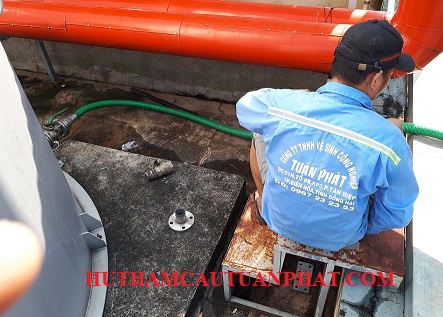 Rút hầm cầu phường Tân Vạn